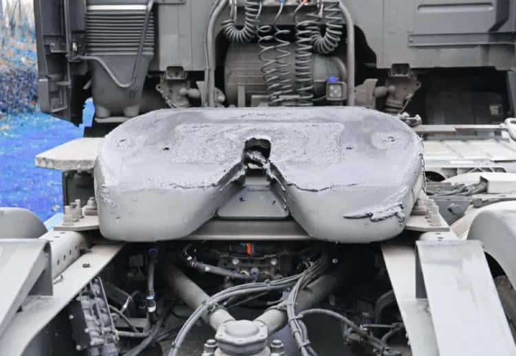 Image showing approved two coupling of heavy vehicle for VASS certificate
